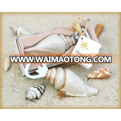 sea conch bottle opener for wedding